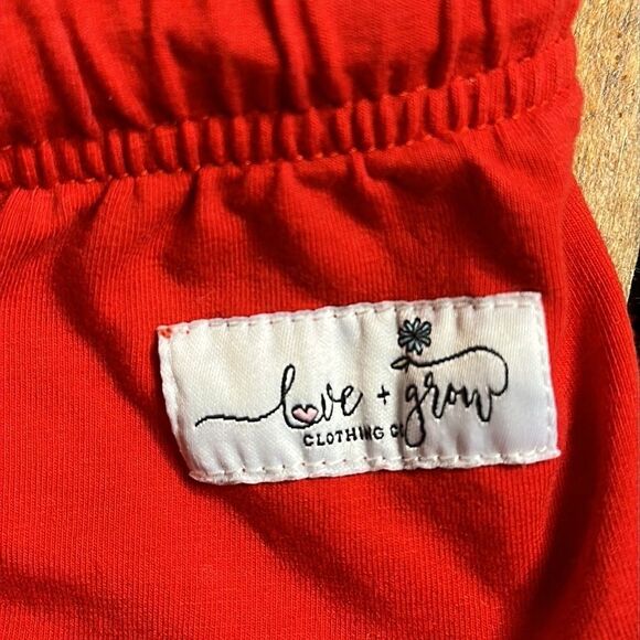 Love + Grow clothing co red shorts 3T cotton retro style spring summer - Picture 2 of 6